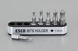 エスコ 6本組/25mm[BallTorx]ドライバービット EA611AD-200