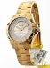 Men's Invicta II Chronograph Silver Dial 18k Gold Plated Stainless Steel