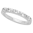 14K White Gold Diamond Wedding/Anniversary Band - 0.25 Ct.