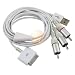 AV Composite Cable with USB port for iPod / iPhone 3G