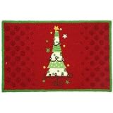 Jellybean Uptown Christmas Tree Indoor Outdoor Accent Rug