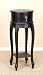 29.5" Height Elegant Wood Telephone Stand on Black Finishing