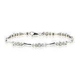 10K White Gold 1/2 ct. Diamond Tennis Bracelet