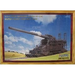 SOAR ART / METAL TROOPS German Railway Gun DORA 80 cm 1:144