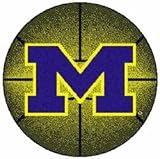Michigan Wolverines Basketball Rug