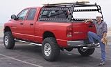 Go Rhino Xtreme Sport Rack Truck Bed Rack - BlackDeluxe RackToyotaTacoma2005 to 2008ShortBed (6'bed)