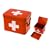 PT Medicine Storage Box Metal Red with White Cross Medium
