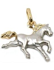 Horse Pendant Charm 14K White Gold Necklace Chain Part