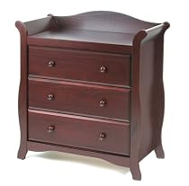 Stork Craft Aspen Three Drawer Chest in Cherry