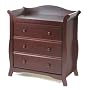 Stork Craft Aspen Three Drawer Chest in Cherry