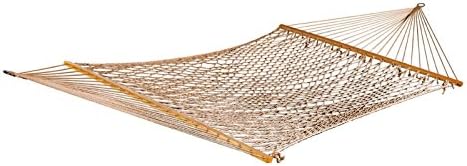 2 Person Classic Cotton Rope Hammock Color: Cocoa Brown