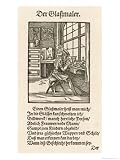 16th Century Glass Painter at His Workbench Art Giclee Poster Print by Jos Amman, 18x24