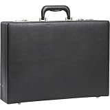 41TS6RTu34L. SL160  SOLO Classic Collection Expandable Attache, Hard Sided with Combination Locks, Black, K85 4