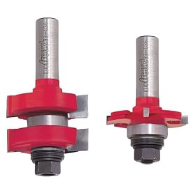 Freud 99-036 Adjustable Tongue and Groove Bit Set, 1 2-Inch Shank by Freud