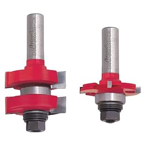 Freud 99-036 Adjustable Tongue and Groove Bit Set, 1 2-Inch Shank by Freud