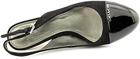 Coach Women's Weiling Slingback Pump (Black, 9.5)