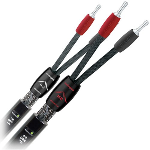 AudioQuest K2 terminated speaker cable - UST plugs 8' (2.44m) pair