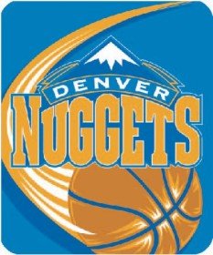 Denver Nuggets 50"x60" Royal Plush Raschel Throw Blanket Warm Durability Machine Washable