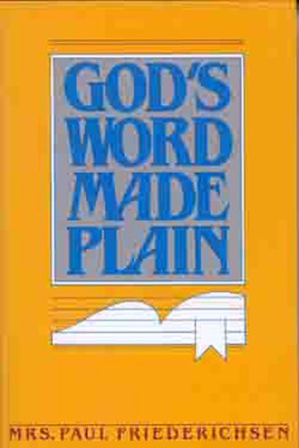 God's Word Made Plain under The Books Store