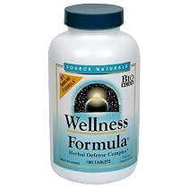 Source Naturals Wellness Formula, Herbal Defense Complex, Tablets, 180 tablets