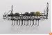 Concept Housewares WR-40701 Metal Wine Bottle and Glass Wall Rack, Matte Black