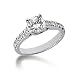 1.25 ctw Antique Style Diamond Engagement Ring