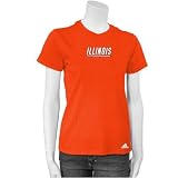 adidas Illinois Fighting Illini Ladies Orange Loud N' Proud T-shirt