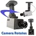 Rotating Imitation Security Camera with LED Light