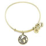 Alex and Ani Make Your Mark Charm Expandable Bangle Bar Bracelet