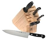 Henckels Gourmet 6-Piece High Carbon Stainless Steel Knife Set with Block