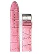 Leather Watch Band 20mm Pink