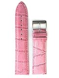 Leather Watch Band 24mm Pink