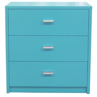 Aktenschrank Tenzo Box 73 cm mit 3 Schubladen lackiert Farbe wählbar, Farbe:Türkis