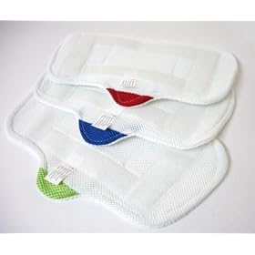 Qulatex Replacement Pads For HOME-TEK HT838 Steam Mops, Micro Fibre Washable CLEANING PADS x 3 -(162)