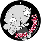 Family Guy Stewie You Suck Automotive Air Freshener