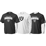  : Oakland Raiders Black/White Gameday 3 in 1 Tee Combo