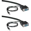 HD15 (SVGA) Male + 3.5 Stereo Male / HD15 (SVGA) Male + 3.5 Stereo Male, D / Shield, 15 ft
