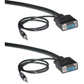 Buy HD15 (SVGA) Male + 3.5 Stereo Male HD15 (SVGA) Male + 3.5 Stereo Male, D Shield,... now!