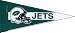 Football Pennants: NFL Mini New York Jets Pennant