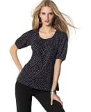 Style&co. Printed Short-Sleeved Scoop-Neck Top