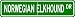 Norwegian Elkhound STREET SIGN ~ High Quality Aluminum ~ Dog Lover