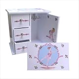 Arabesque Upright Music Jewelry Box by M&K Company