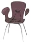 LumiSource Cradle Chair, Set of 2 (Plum)