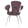 LumiSource Cradle Chair, Set of 2 (Plum)