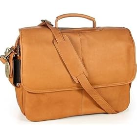 Cape Cod Leather Heritage 2 Vaqueta Leather Laptop Briefcase