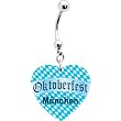 Heart Munchen Oktoberfest Belly Ring