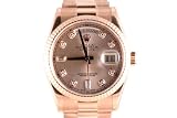 Rolex Mens Rose Gold President Rose Dial