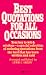 Best Quotations For All Occasions