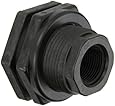 Banjo TF100 Polypropylene Bulkhead Tank Fitting, 1" NPT Female