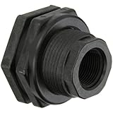 Banjo TF100 Polypropylene Bulkhead Tank Fitting, 1" NPT Female